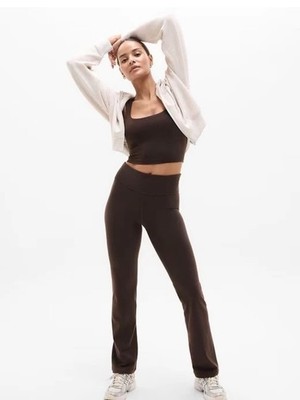 ATHLETA Elation Ultra High Rise Straight Leg Pant 2.0  Plus 2X | Truffle NWT