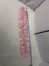 Costume Pink Lei plastic and cloth
