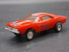 Vintage Zylmex Zee Toys Red Dodge Charger 1/48 Scale Diecast Pullback Toy Car