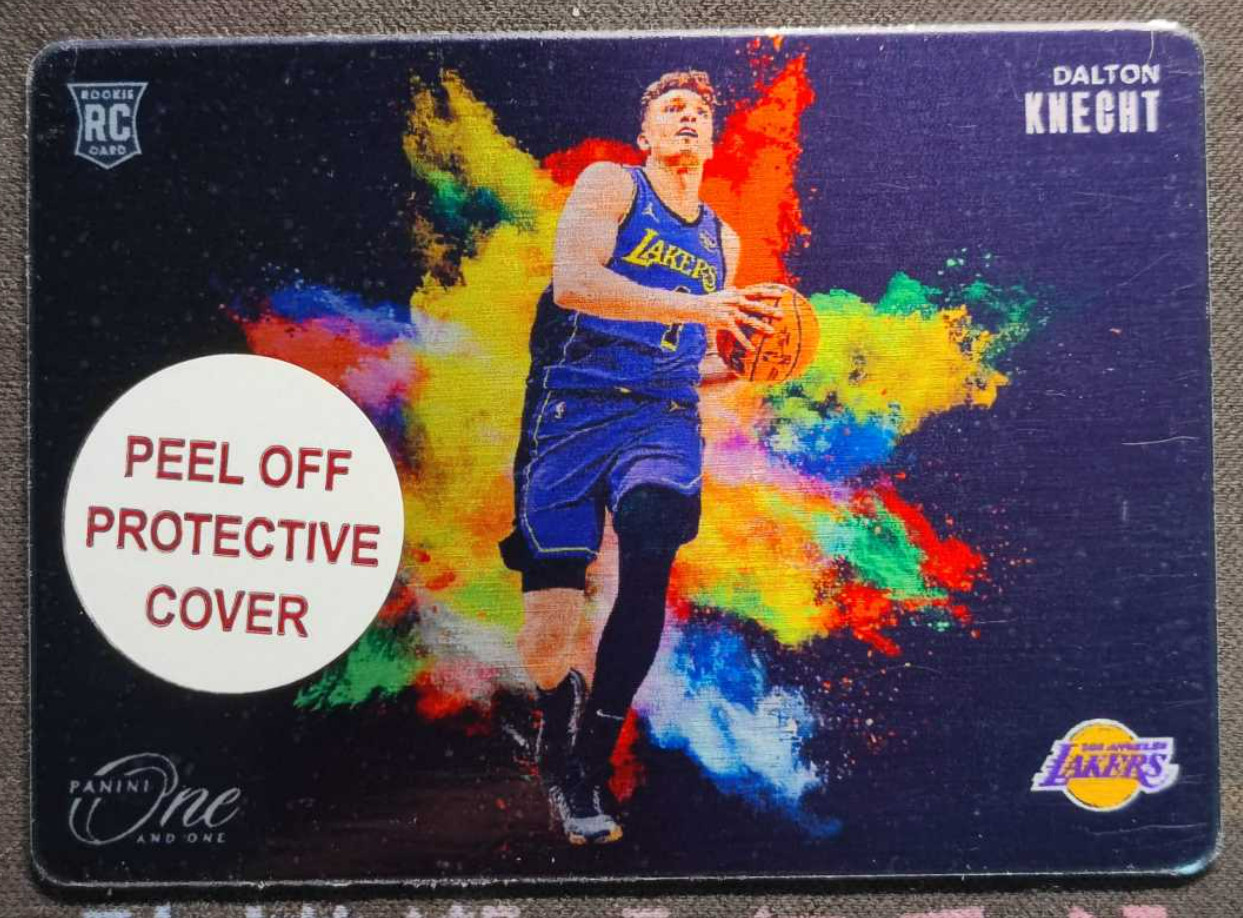 Dalton Knecht 2024-25 Panini One And One Black Color Blast RC Case Hit SSP