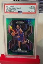 2021-22 Panini Prizm - Cade Cunningham #282 Green Prizm (RC)