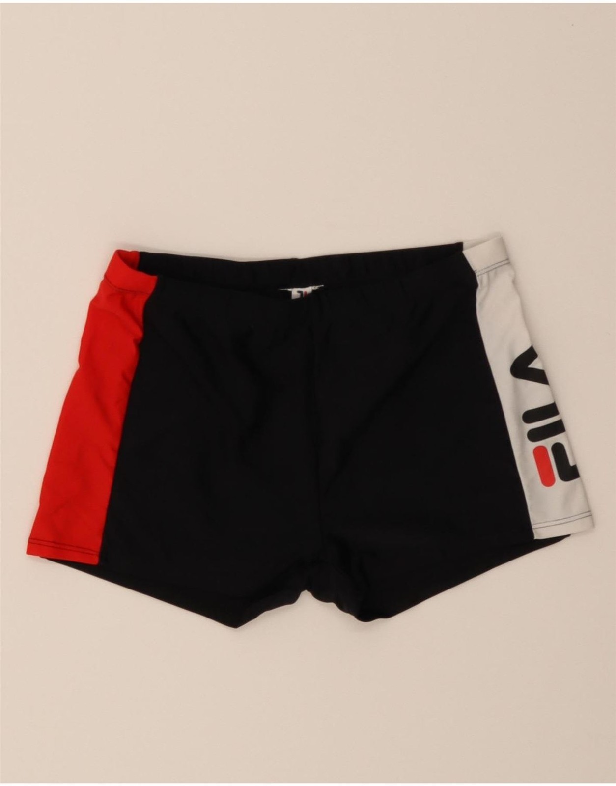 Pantaloncini sportivi FILA bambina grafica 15 16 anni nero colorblock AD01