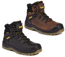Mens DeWALT Newark SRA S3 WaterProof Safety Steel Toe Lace Up Boots Size 6 to 12