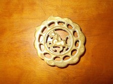 VTG Brass Prancing Horse 3" Belt Buckle