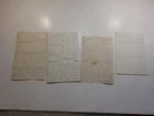 4 Civil War Letters 13th Kentucky Chaplain Sweetheart Cornelia Hall Lot VTG