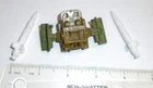 GI Joe Figure Accessory 1987 Fastdraw Fast Draw  Launcher Backpack with Missiles