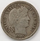 F/VF 1905 S Barber Dime