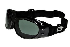 Birdz Eagle Polarised Sports/Motorcycle/Riding Goggles Black/Smoke ML