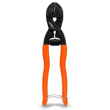 8-inch Mini Bolt Cutter with Recess and Spring, Heavy Duty Bolt Cutter with S...