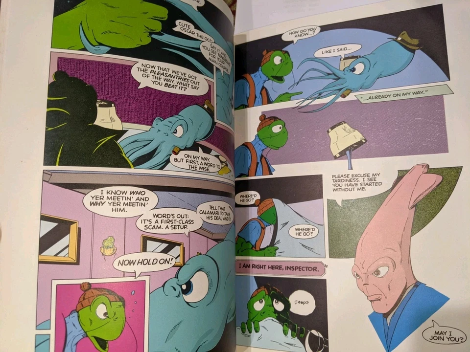 VINTAGE Fish Police HAIRBALLS #1 (1987 Comico, 1st Print) TPB Graphic Novel FN - - image 4 of 4