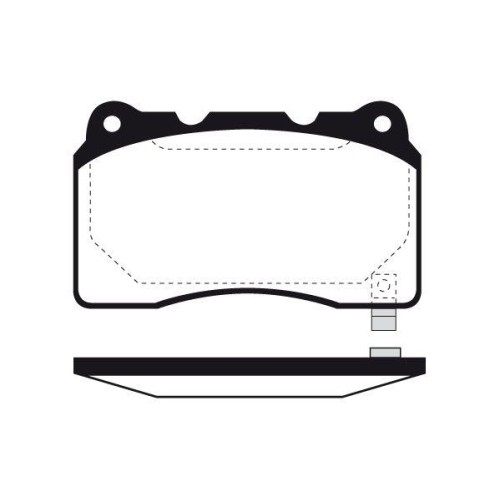 Plaquettes de frein Raicam RA.0604.8 anti-bruit pour étrier Opel et Renault