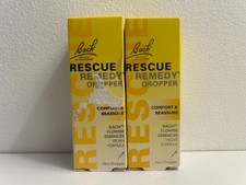 2 x Bach Rescue Remedy Dropper - 10ml