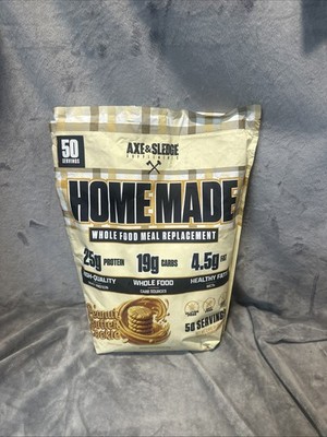 Axe & Sledge Home Made Whole Food Meal Replacement Peanut Butter Cookie 6lbs