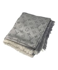 LOUIS VUITTON Shawl Monogram Denim gray M70804