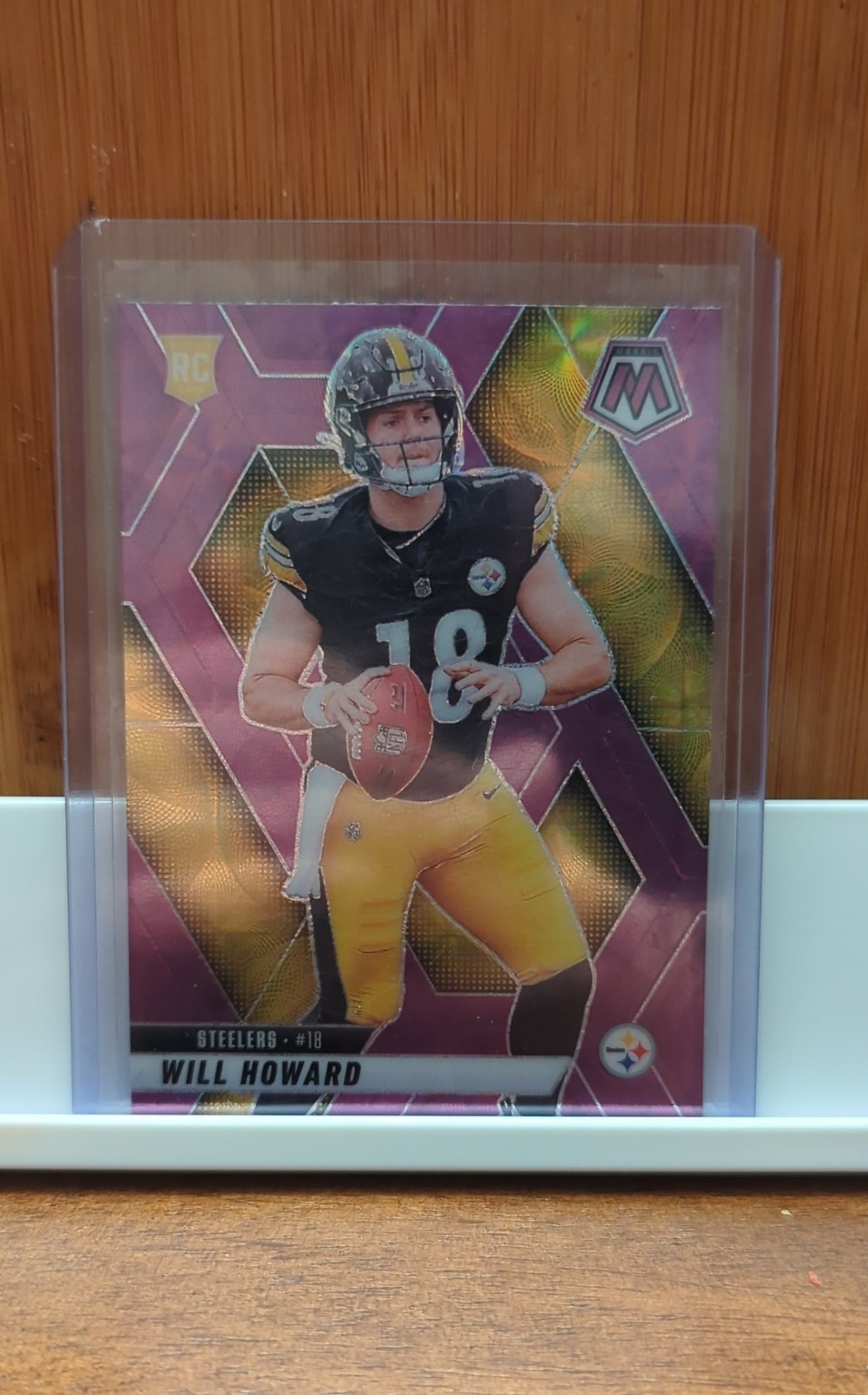 2025 Panini Mosaic - Rookies Will Howard #318 Purple Scope Prizm (RC)