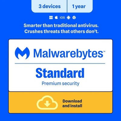 Malwarebytes Premium Security - 3 Device / 1 Year