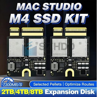 SSD Kit 4T (2X2TB) For MAC Studio M4 Max SSD Capacity Upgrade DIY Reair Kit tool