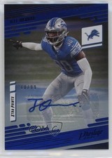 2021 Prestige Xtra Points Premium Blue Signatures 18/99 Jeff Okudah #56 Auto 6q5