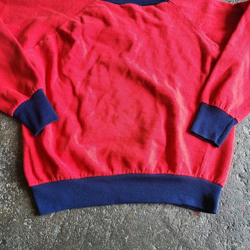 Vintage Basketball Sweatshirt Size L Red V Neck Casual Long Sleeve Pullover - Picture 5 of 9