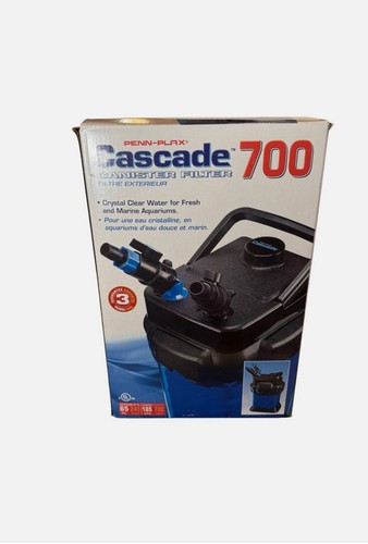 Penn-Plax Cascade 700 Aquarium Canister Filter 65 gallons Fresh & Marine 185 GPH