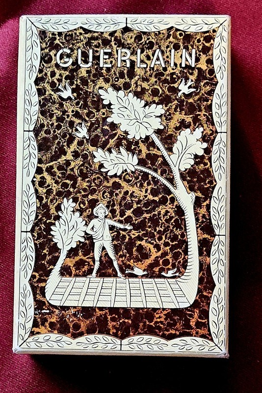 Vintage Guerlain Mitsouko 15ml Perfume Bottle and Ornate Box Paris France