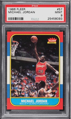 1986 Fleer #57 Michael Jordan PSA 9 CENTERED!
