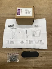 ICO V4215 Bath Volkano Flow Single Robe Hook ,Matte Black