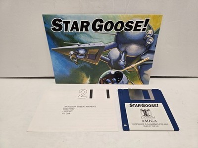 Star Goose! w/ Manual & Inserts 3.5'' Commodore Amiga