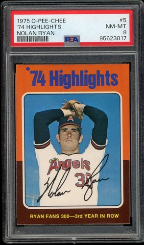 '74 Highlights [Nolan Ryan] #5 1975 O Pee Chee card