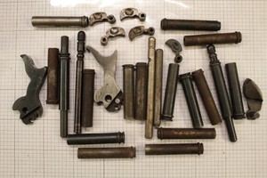 Colt SAA Gunsmith Gun Parts Lot Hammers Ejector Heads Cylinder Pins Bushings