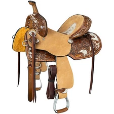 Royal King Stockyard Barrel Saddle