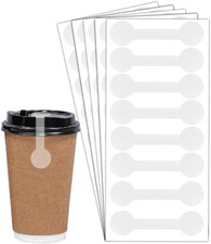 100 Sheets 1000 Pcs Transparent Tamper Evident Labels 2.75 X 0.5 Inch Adhesive C