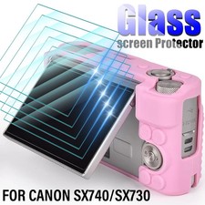 2PCS Canon SX740 SX730 Video Cameras Tempered Glass Film Cover Screen Protector