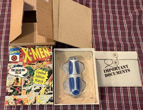 1993 Marvel Comics X-MEN No.2 Cyclops Watch NEW IN ORIGINAL BOX VINTAGE /5000