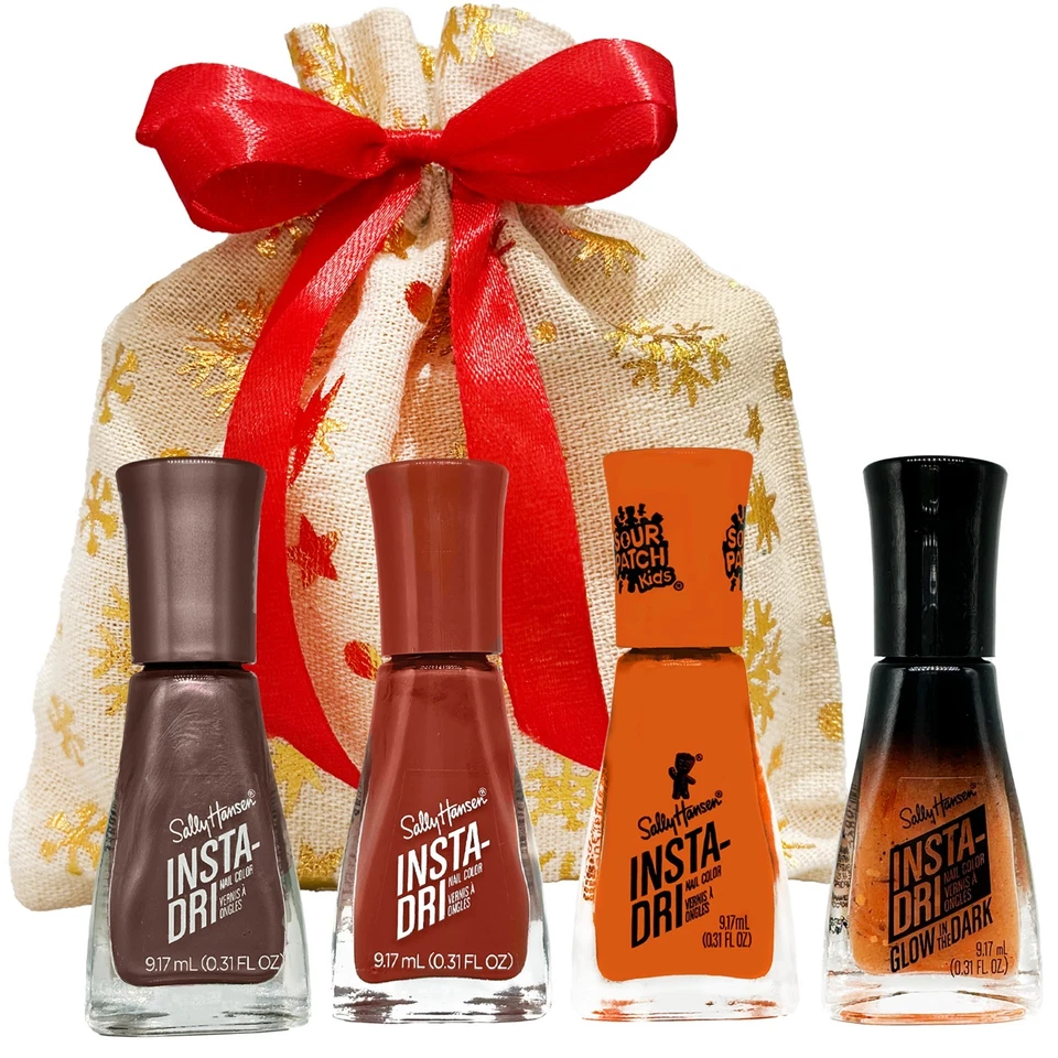 SALLY HANSEN NAIL POLISH / VARNISH INSTA DRI GIFT SET 4 X 9.17ML