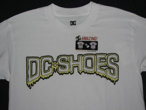 NEW DC SHOES TRUMP BOYS SHORT SLEEVE T-SHIRT WHITE LARGE 16/18 - Picture 3 of 3