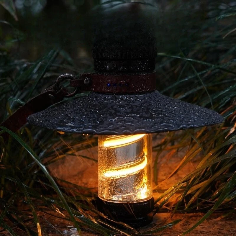 Luz Camping Retro LED 3en1 Linterna Difusor 3000K/6500K IP54 Recargable - Imagen 2 de 4