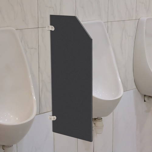Urinal Trennwand Toilettenabtrennung Wandmontage Männer Urinal Trennwand Schwarz - Bild 23 von 45