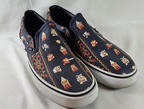 The Legend Of Zelda Vans Slip-Ons ~ UK Size 7.5 ~ Nintendo ~ Limited Edition  - Afbeelding 1 van 9