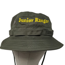 Wild Wild West Boy's Safari Bucket Hat Cotton Blend Green Size M