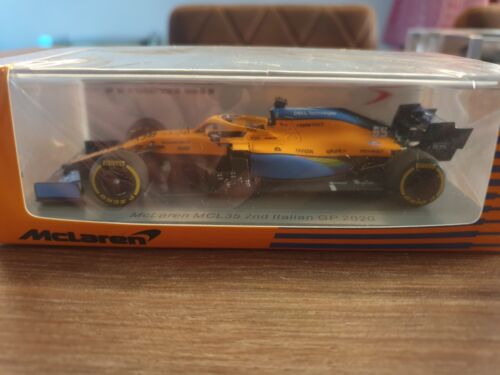 Spark S6481 McLaren MCL35 2nd Italian GP 2020 Carlos Sainz 1:43 Factory Sealed - Imagen 1 de 3