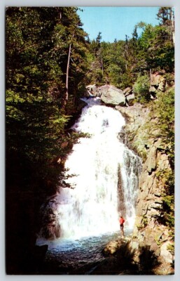 Postcard New Hampshire NH Tuckerman's Ravine Crystal Cascade White Mountains B1