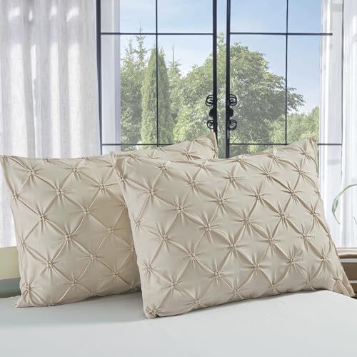 Soft Microfiber Pillow Shams Standard Size 20x26 Standard(20