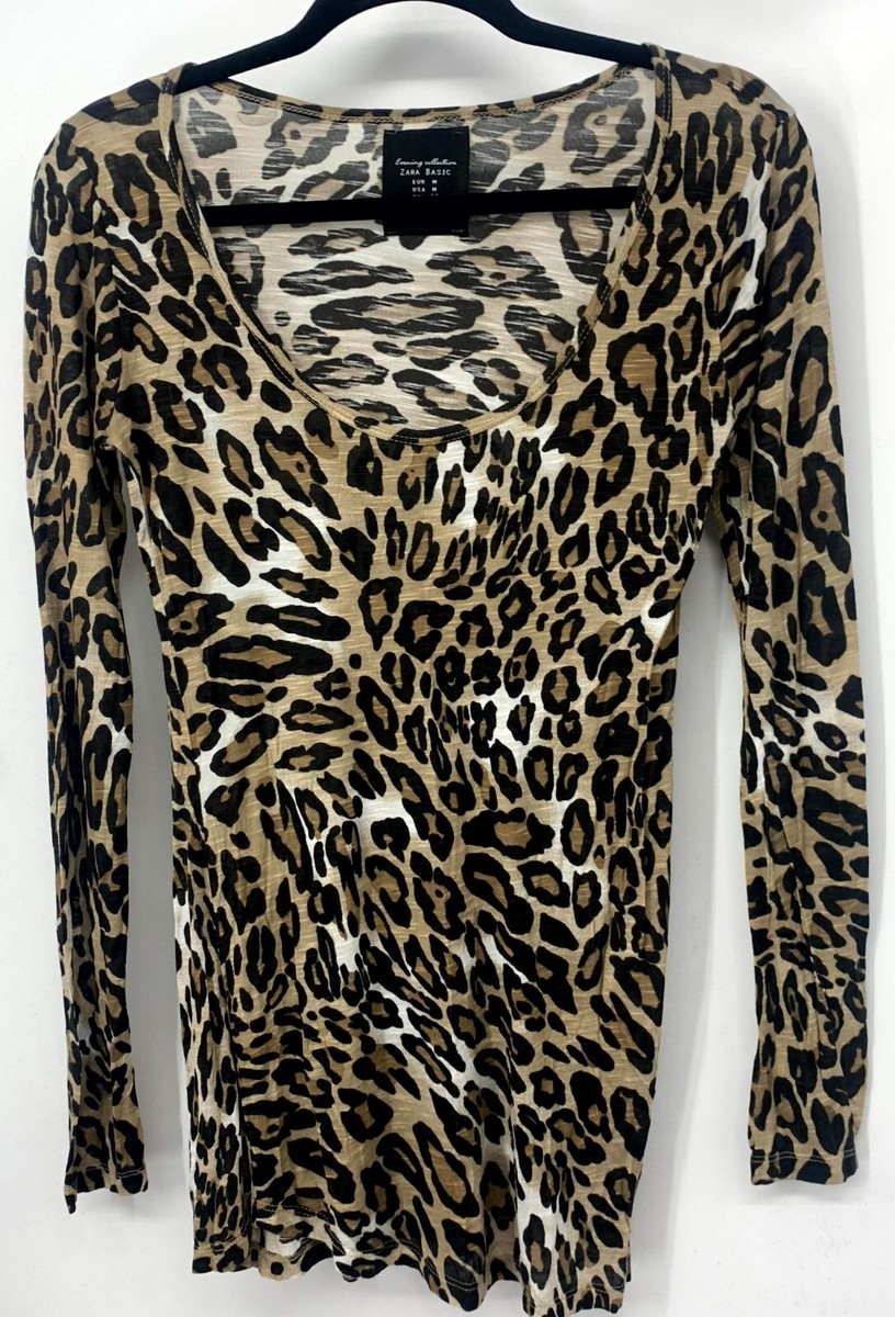 【新品】L'Appartement Leopard Print Blouse elegant leopard print satin blouse women's v neck long - Temu