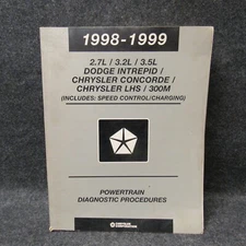 1998-99 Concorde Intrepid LHS 300M Powertrain Diagnostic Manual Shop Book 97228