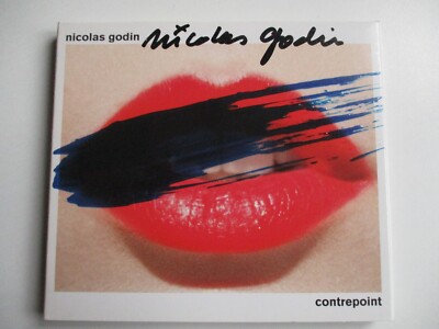 NICOLAS GODIN (Air) - RARE HAND SIGNED CD - CONTREPOINT (2015) - AUTOGRAPHED