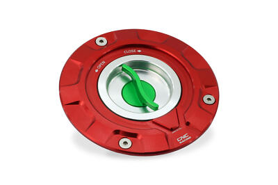 CNC Fuel Cap Tri Color Mv Agusta Rush 1000 2020-2022 Red
