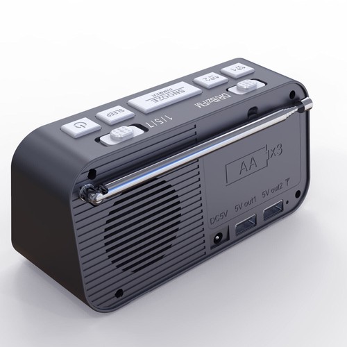 LED Digital DAB+FM Radiowecker Wecker Schlaf Großes Display Dual Timer - Bild 8 von 10