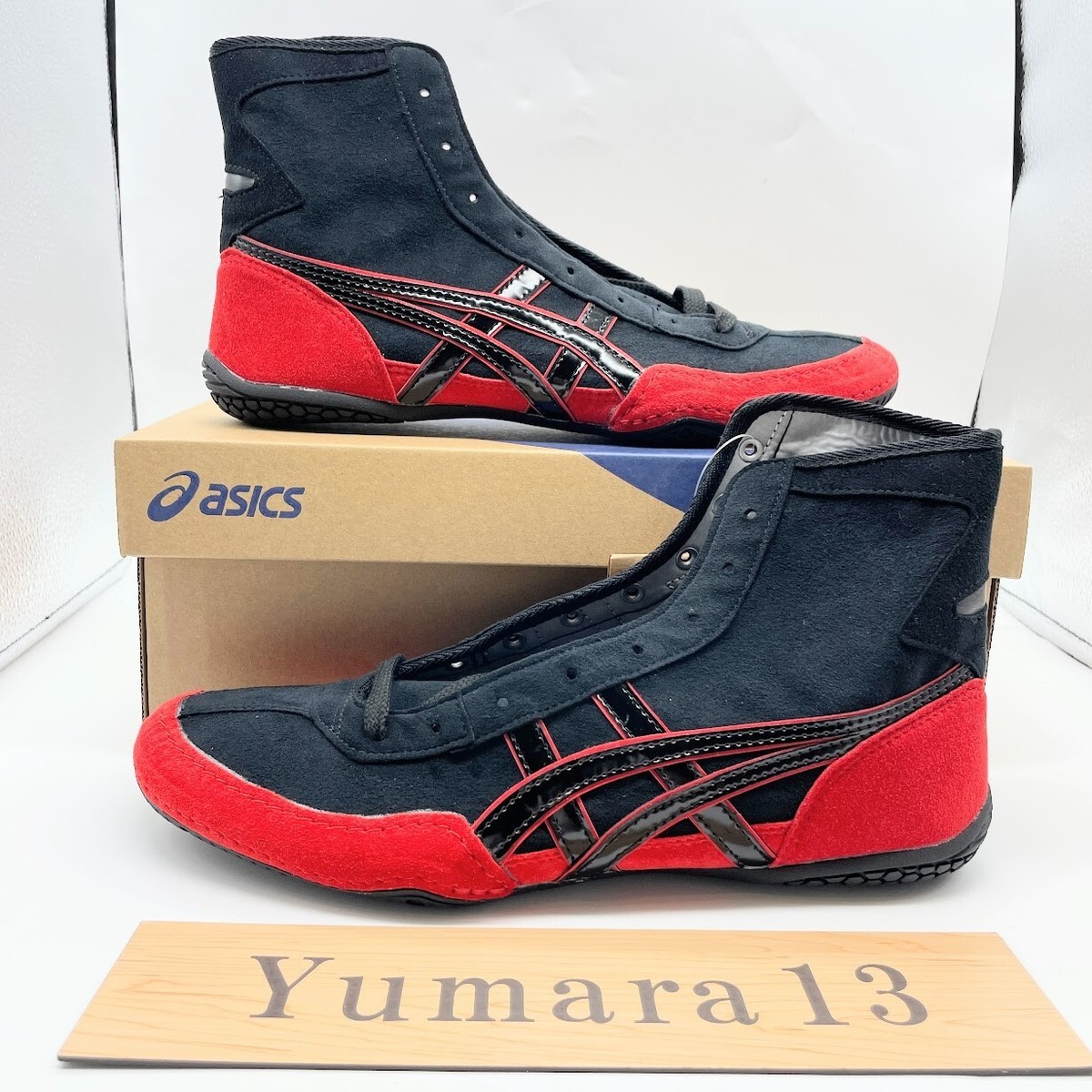 ASICS Wrestling Shoes EX-EO New TWR900 1083A001 Black Black Red