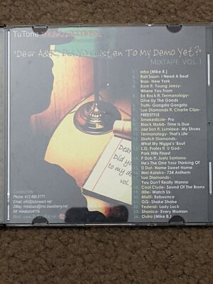 TuTone ''Dear AFR Did You Listen To My Demo Yet V. 1'' RARE Promo CD Plays GREAT